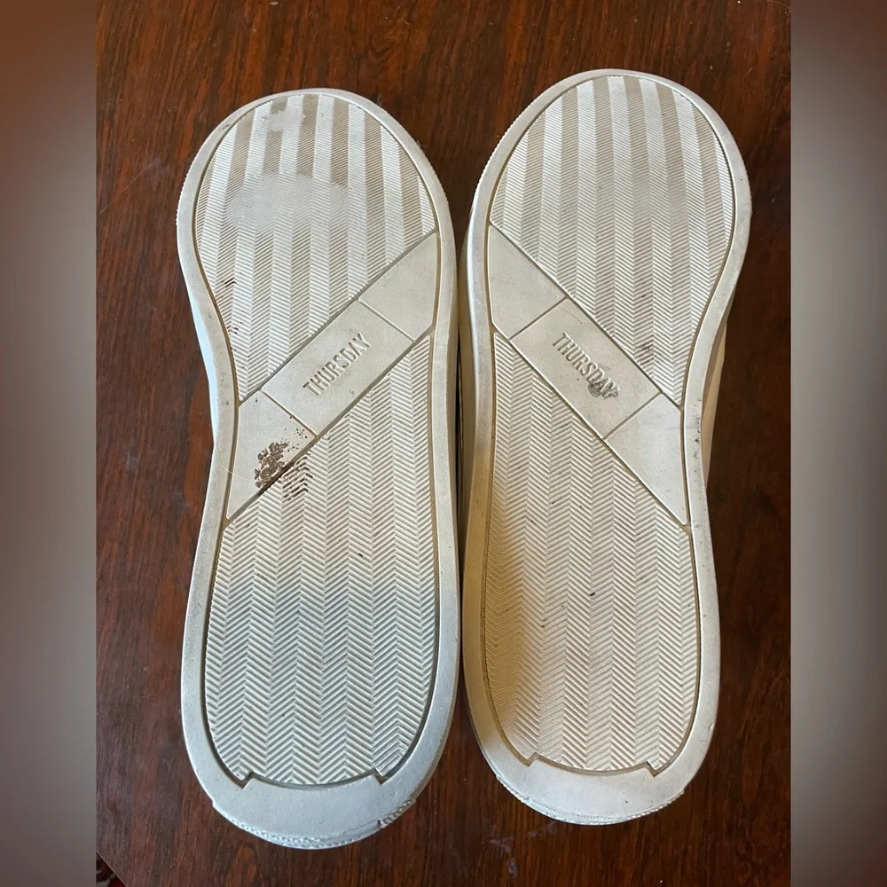 Thursday Boots White Leather Sneakers Premier Low - Picture 7 of 12